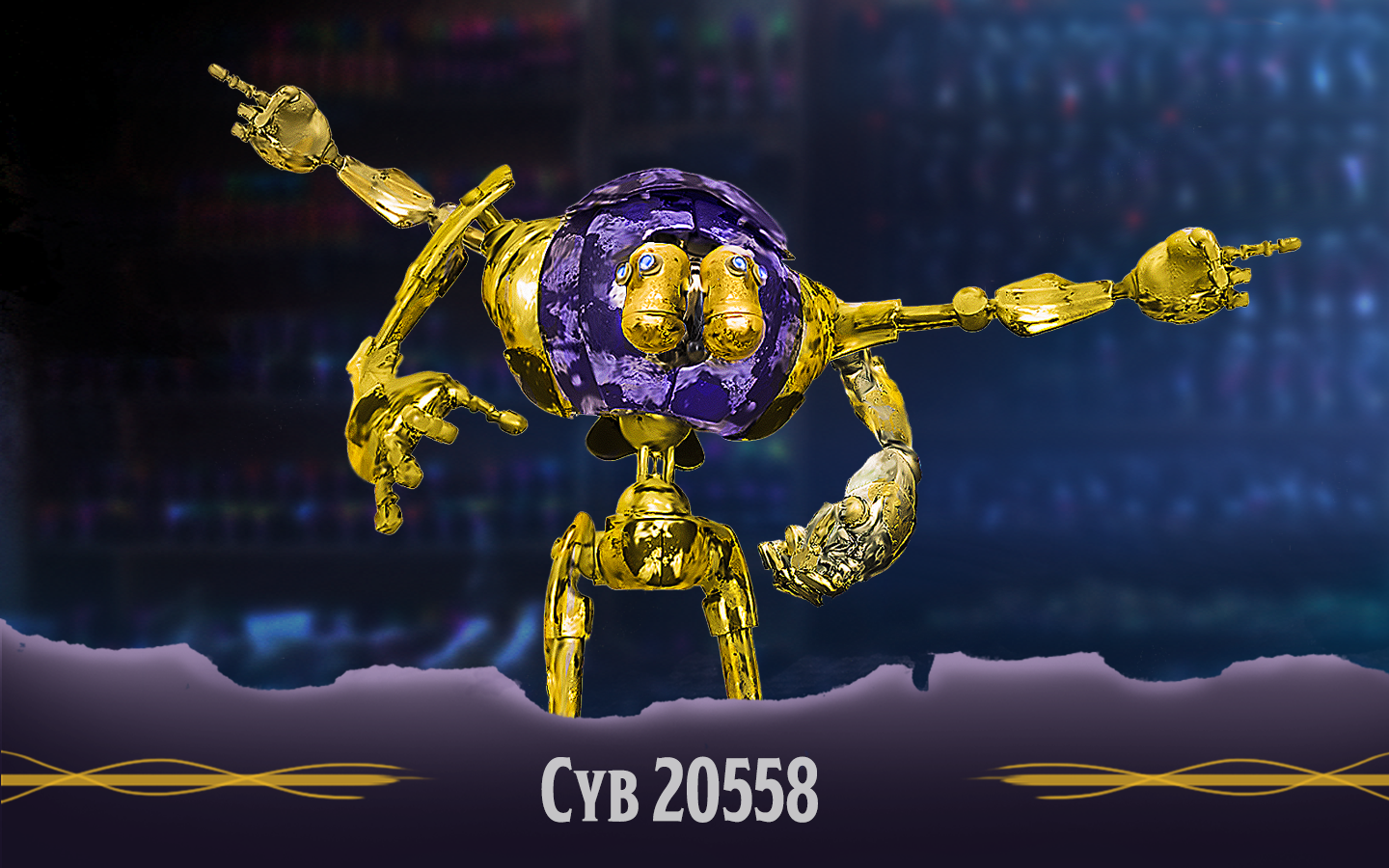Cyb 20558 – Automaton NPC with a golden heart