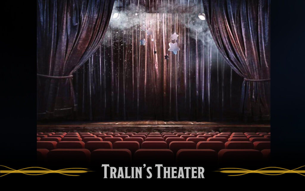 Tralin's Theater ttrpg and dnd adventure location by ElvenFirefly