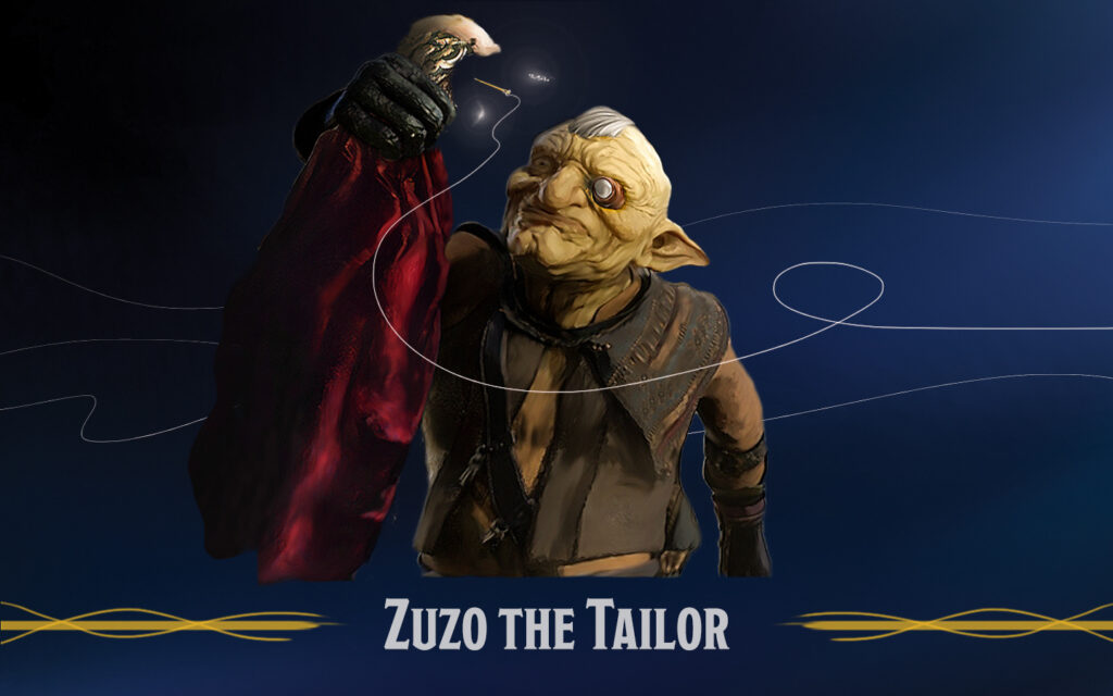 Zuzo the Tailor, a TTRPG/DND NPC by ElvenFirefly